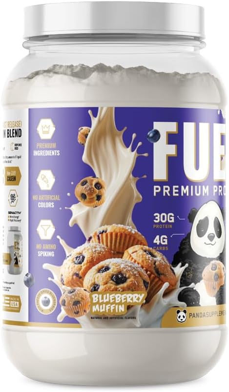 Panda Supplements FUEL Premium Protein Blueberry Muffin