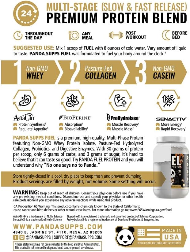 Panda Supplements FUEL Premium Protein Campfire S'Mores