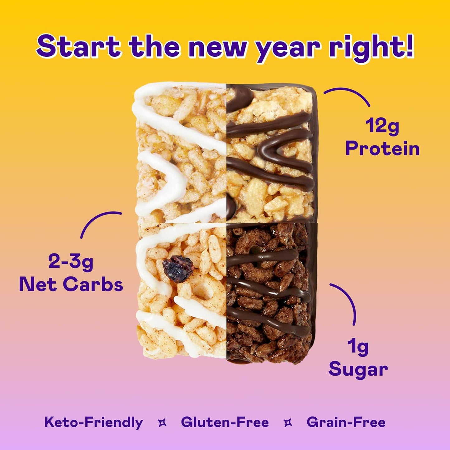 MAGIC SPOON Treats - High Protein Bars variety pack 8 ct