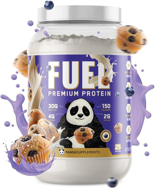 Panda Supplements FUEL Premium Protein Blueberry Muffin