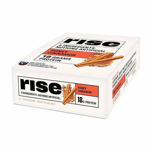 Rise Whey Protein Bars Honey Cinnamon  12 ct